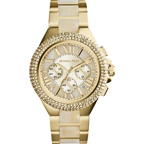 michael kors horloge dames wit|Michael Kors watches macy's.